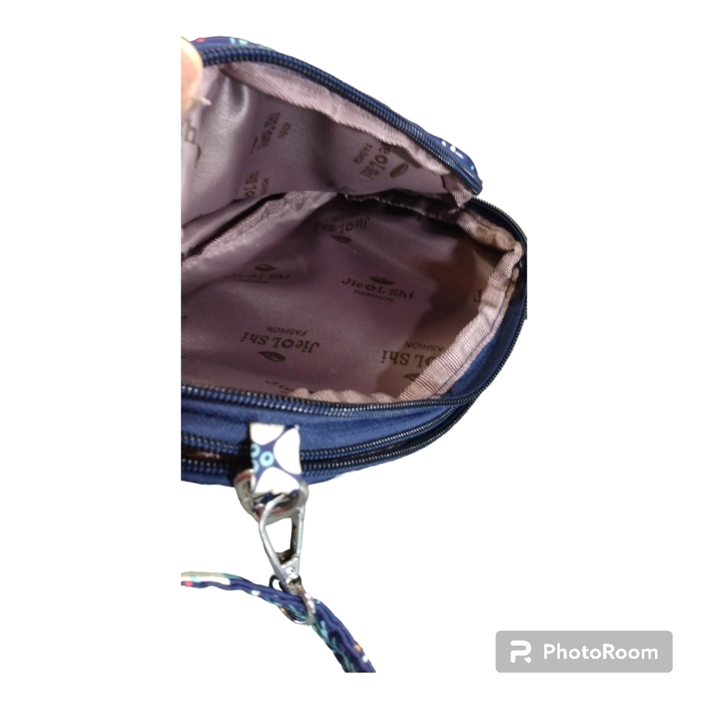 Joe L Shi Fashion navy crossbody bag. - Picture 6 of 13